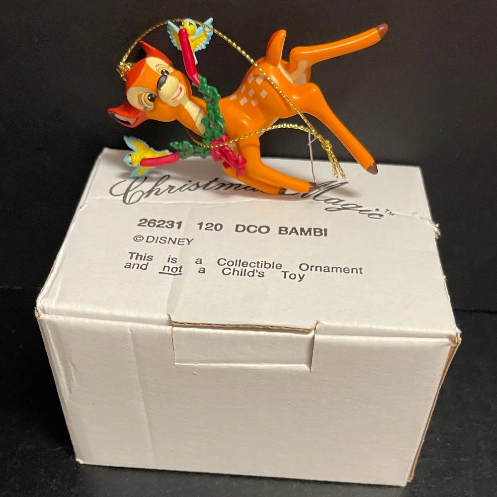 Christmas Magic Disney BAMBI 26231-120 New in Box Holiday Ornament‎